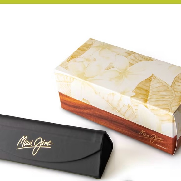 Authentic Maui Jim Polarized Aviator Sunglasses MAVERICKS with Tri~Fold case - Picture 10 of 10